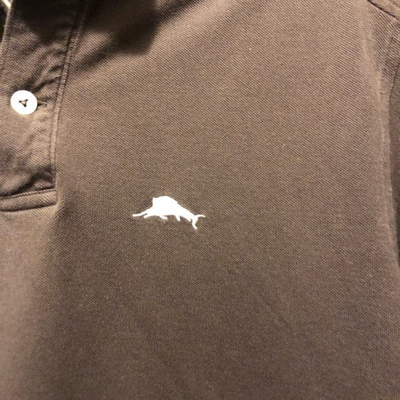 Tommy Bahama Brown men’s Polo (Men’s small) - Picture 2 of 3